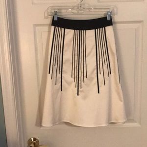Beautiful White and Black Skirt